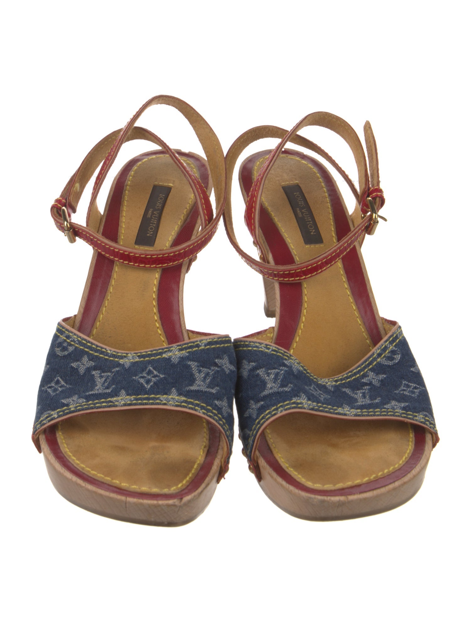 Louis Vuitton LV Monogram Denim Sandals